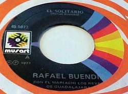 Rafael Buendia (latin 45) Musart 5073 El Solitario  