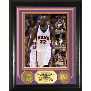  Shaquille Oâ€™Neal Phoenix Suns Photo Mint with Two 