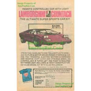  Lamborghini Countach: 1/20 Scale Car Kit: Great Original 