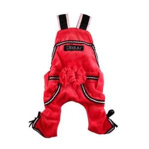   Pet Couture Dog Apparel   Sugar Baby Pants   Red   S: Pet Supplies