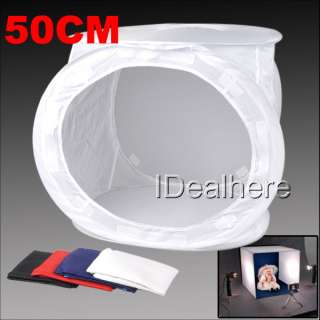 Photo Studio 50cm/19 Light Tent Cube Soft Box Softbox with 4 