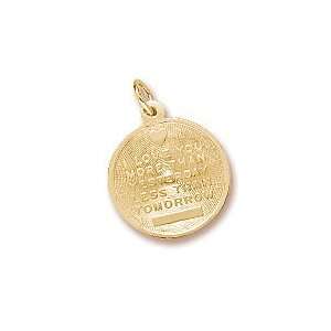  Rembrandt Charms Love Charm, 10K Yellow Gold: Jewelry