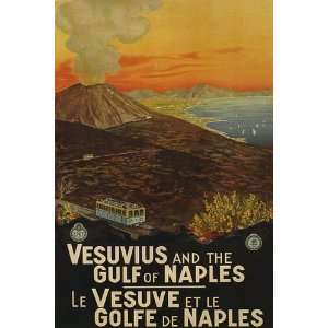  VESUVIUS GULF OF NAPLES TRAVEL TOURISM ITALY ITALIA 