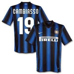   Home Stadium Jersey + Cambiasso 19 (Fan Style): Sports & Outdoors