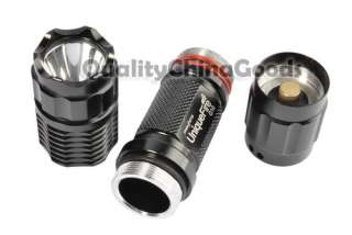 Surefire style crenellated strike bezel for enhanced self defense