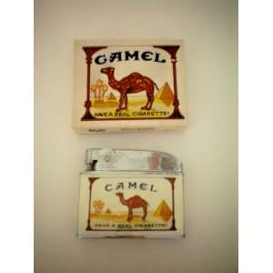  VINTAGE Camel Cigarette Lighter in Box 