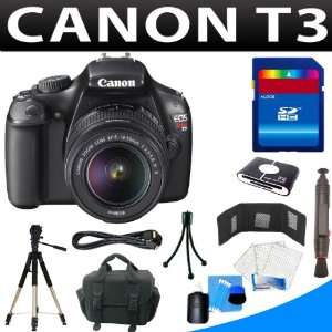  Canon EOS Rebel T3 Digital Camera + Canon Ef s 18 55mm F/3 