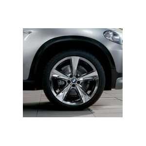  BMW OEM Wheel & Tire Pack. X6 21 Chrome Rims style 128 