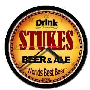  STUKES beer and ale cerveza wall clock: Everything Else