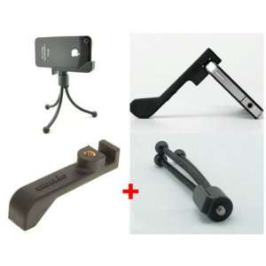  SIDEKIC 2 in 1 Plastic Tripod Mount Stand for iPhone 4 4S 