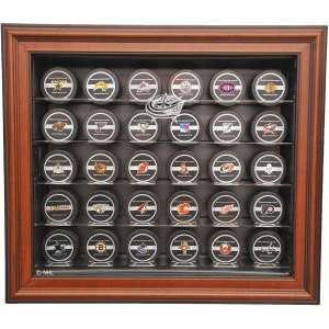  Columbus Blue Jackets 30 Puck Cabinet Style Display Case 