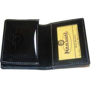 100% Leather Business Card Holder Black #96 70 803698925545  