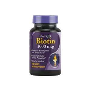  Natrol Biotin    1000 mcg   100 Tablets: Everything Else