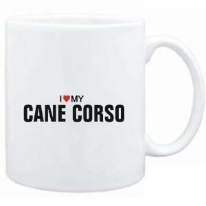 Mug White  I love my Cane Corso  Dogs:  Sports & Outdoors