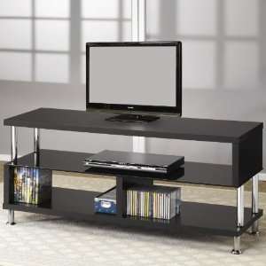  TV/Media Console with Chrome Accents by Coaster: Home 