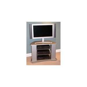 4D Concepts Silver TV Media Swivel Stand: Home & Kitchen
