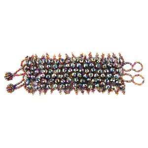  Stringed Beads Bracelet   Rainbow Topaz Color: Jewelry
