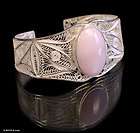 tender nature calcite silver filigree bracelet peru 