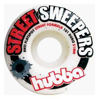  Hubba Street Sweepers 53mm (4 Wheel Pack): Sports 