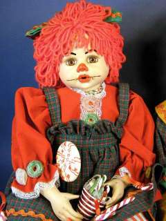 Beverly Stoehr Master & Miss Gingerbread Rag Dolls  