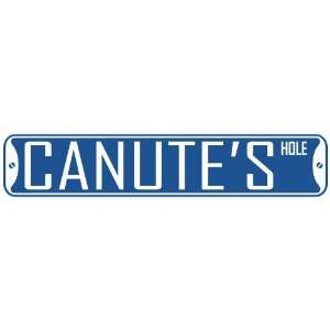   CANUTE HOLE  STREET SIGN: Home Improvement