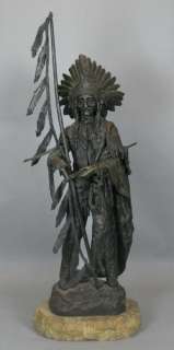 Orignal Carl Kauba 33 Bronze Sculpture Peace c.1895  