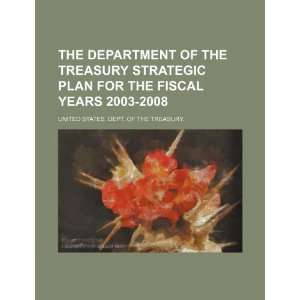  The Department of the Treasury strategic plan for the 