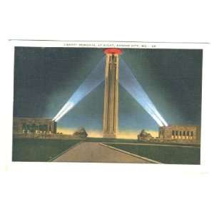  Liberty Memorial Linen Postcard Kansas City MO 1943 