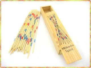 Pick Up Stick Mikado Spiel Wooden Box Classic Game  