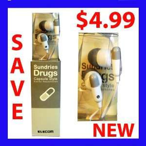   Drugs Headphone Earbud Capsule Style Earphone Stereo: Electronics