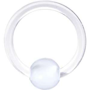  14 Gauge Clear Acrylic Ball Captive Ring Jewelry