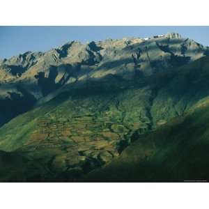  Elevated View of Farmers Fields Within the Vilcabamba 