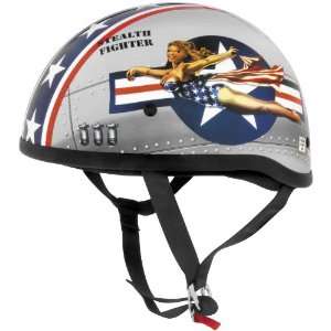  Skid Lid Helmets Original Graphics Helmet, Bomber Pin Up 
