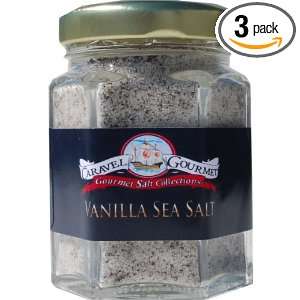 Caravel Gourmet Sea Salt, Vanilla, 5.6 Ounce (Pack of 3)  