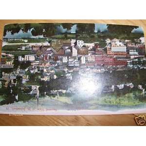  1930 General View St. Johnsbury Vermont Postcard 