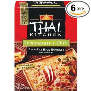 Thai Kitchen Lemongrass and Chili, Stir Fry Noodles, 5.3 Ounce Boxes 