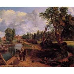   6 x 4 Greeting Card Constable Flatford Mill