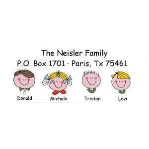  Cartoon Character Family Notecards: Office Products