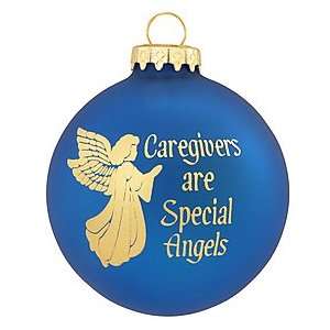  Caregivers Special Angels Glass Ornament: Home & Kitchen