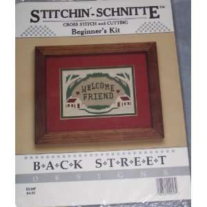  Stitchin Schnitte Beginners Kit: Welcome Friend (Cross 