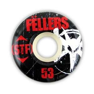  Bones STF Fellers Rocker   Set of 4 Wheels (51MM): Sports 