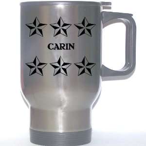  Personal Name Gift   CARIN Stainless Steel Mug (black 