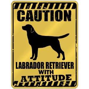   Labrador Retriever With Attitude  Parking Sign Dog: Home & Kitchen