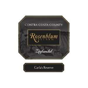  Rosenblum Cellars Zinfandel Carlas Vineyard 2009 750ML 