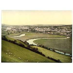  General view,Carmarthen,Wales