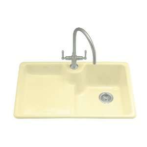 Kohler K 6495 1 Y2 Carrizo Self Rimming Kitchen Sink with Single Hole 