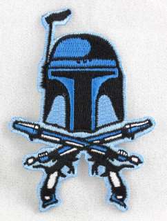 Star Wars Jango Fett Pistols Embroidered Patch  