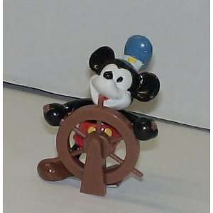  Disney Mickey Mouse Steamboat Willy Pvc Figure: Everything 