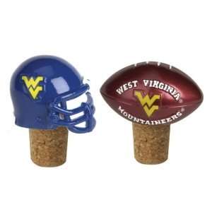  West Virginia Mountaineers NCAA Wine Bottle Cork Set (2.25 