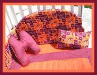 NEW baby crib bedding set made w/ VIRGINIA TECH fabric  